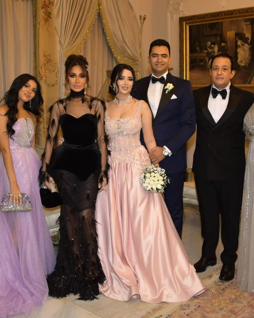 بسمة وهبة تحتفل بزفاف ابنتها في حفل أسطوري بحضور النجوم