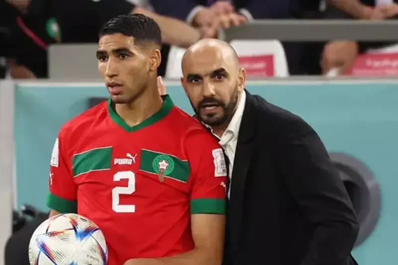 حكيمي يودّع الركراكي: ترك أثرًا لا يُنسى.. شكرًا لأنك جعلتنا نحلم 