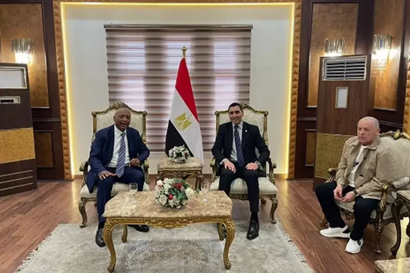 جوهر نبيل يستضيف باتريس موتسيبي بحضور أبو ريدة 